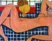 斜倚着的裸体女人（粉红色的裸体女人) - 亨利·马蒂斯